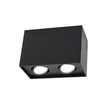CHLOE DUO 2XGU10 IP20 RECTANGLE Fekete Szabályozott szem