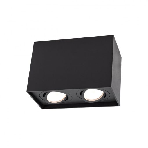 CHLOE DUO 2XGU10 IP20 RECTANGLE Fekete Szabályozott szem