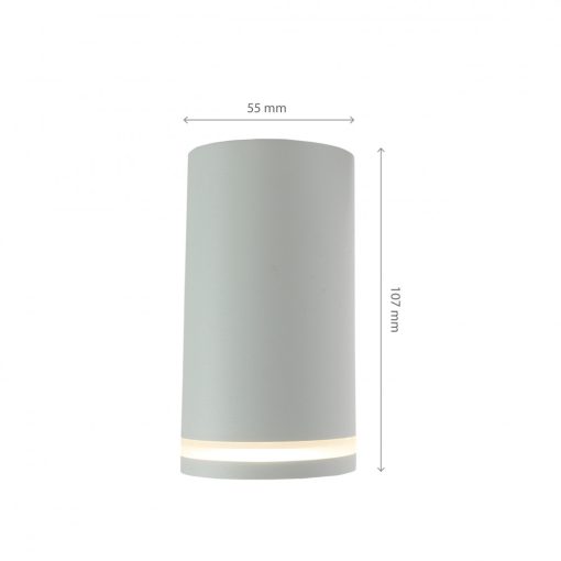 CHLOE RING NATYNKOWA GU10 230V IP20 FI55*107MM Fehér