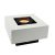   MIRORA GU10 Süllyesztett GU10 250V IP20 145X145X85MM Fehér Fekete Négyzet Szabályozott szem
