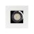   MIRORA GU10 Süllyesztett GU10 250V IP20 145X145X85MM Fehér Fekete Négyzet Szabályozott szem