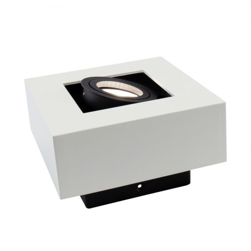 MIRORA GU10 Süllyesztett GU10 250V IP20 145X145X85MM Fehér Fekete Négyzet Szabályozott szem