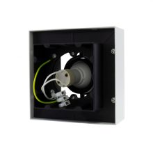 MIRORA GU10 Süllyesztett GU10 250V IP20 145X145X85MM Fehér Fekete Négyzet Szabályozott szem