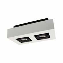 MIRORA GU10 X2 Süllyesztett GU10 250V IP20 255X145X85MM Fehér Fekete RECTANGLE Szabályozott szem