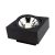   MIRORA AR111 Süllyesztett GU10 250V IP20 145X145X85MM Fekete Négyzet Szabályozott szem