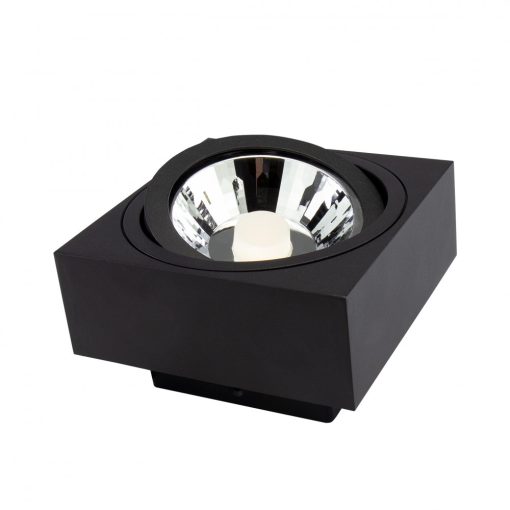 MIRORA AR111 Süllyesztett GU10 250V IP20 145X145X85MM Fekete Négyzet Szabályozott szem