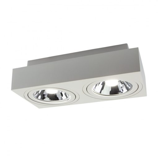 MIRORA AR111 X2 Süllyesztett GU10 250V IP20 293X145X85MM Fehér RECTANGLE Szabályozott szem