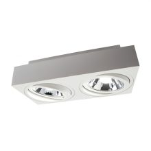 MIRORA AR111 X2 Süllyesztett GU10 250V IP20 293X145X85MM Fehér RECTANGLE Szabályozott szem