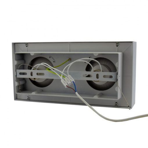 MIRORA AR111 X2 Süllyesztett GU10 250V IP20 293X145X85MM Fehér RECTANGLE Szabályozott szem