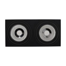 MIRORA AR111 X2 Süllyesztett GU10 250V IP20 293X145X85MM Fekete RECTANGLE Szabályozott szem