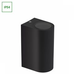  PARETE GU10 X2 KÉTIRÁNYÚ  250V IP54 150 X 73 X 95MM Fekete