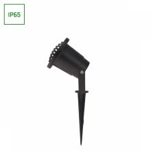 FLORI GU10 ALU RAY 250V IP65 98X160MM Fekete SPIKE, REGUÉvED