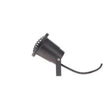 FLORI GU10 ALU RAY 250V IP65 98X160MM Fekete SPIKE, REGUÉvED