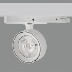   Mako Track light 3843/9 Textured White, LED COB 20W 3000K 1875lm, CRI90 CL.II, Integrated LED, Adjustable