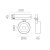   Mako Track light 3843/9 Textured White, LED COB 20W 3000K 1875lm, CRI90 CL.II, Integrated LED, Adjustable