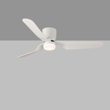 Brisa Ceiling Fan 2503/52 White/Opal, LED 15W 3000K 1140lm + MOTOR DC 30W, CRI80 CL.I, Remote control