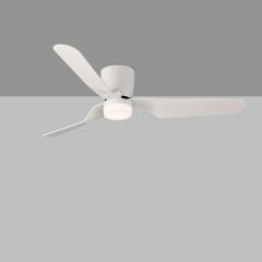  Brisa Ceiling Fan 2503/52 White/Opal, LED 15W 3000K 1140lm + MOTOR DC 30W, CRI80 CL.I, Remote control