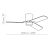   Brisa Ceiling Fan 2503/52 White/Opal, LED 15W 3000K 1140lm + MOTOR DC 30W, CRI80 CL.I, Remote control