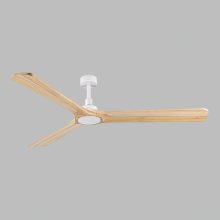Rok Ceiling Fan 2518/52 White/Beech, MOTOR DC 32W, CL.I, Remote control