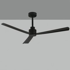   Gregal Ceiling Fan 2520/52 Black/Black, MOTOR DC 35W, CL.I, Remote control