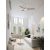   Shamal Ceiling Fan 2522/52 White/Beech, LED 22W 2200lm + MOTOR DC 35W, CRI80 CL.I, Step dimmable Kelvin 3000-4000-6500, Remote control