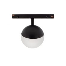 SYSTEM SHIFT - GLOBE, Gömb track lámpa 100x148mm 5W 165fok Fekete 5 év Garancia DALI