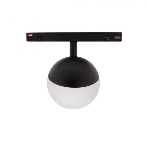SYSTEM SHIFT - GLOBE, Gömb track lámpa 100x148mm 5W 165fok Fekete 5 év Garancia DALI