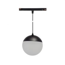SYSTEM SHIFT - GLOBE P Függesztett Gömb track lámpa 100mm (850mm Kábel) 5W 165fok Fekete 5 év Garancia