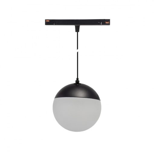 SYSTEM SHIFT - GLOBE P Függesztett Gömb track lámpa 100mm (850mm Kábel) 5W 165fok Fekete 5 év Garancia