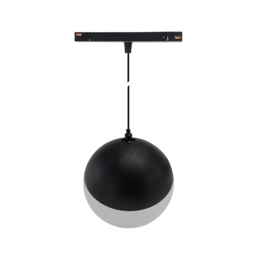 SYSTEM SHIFT - GLOBE P Függesztett Gömb track lámpa 100mm (850mm Kábel) 5W 165fok Fekete 5 év Garancia
