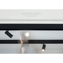 SYSTEM SHIFT - SPOT S track lámpa 35x140x178mm 6W 24fok Fekete 5 év Garancia