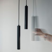 SYSTEM SHIFT - HANGIT Függesztett track lámpa 40x297 (935mm Kábel) 12W 25fok Fekete 5 év Garancia