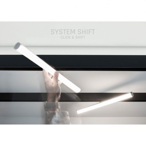 SYSTEM SHIFT - BEAM track lámpa 28x400x75mm 12W 150fok Fekete 5 év Garancia