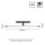  SYSTEM SHIFT - BEAM track lámpa 28x400x75mm 12W 150fok Fekete 5 év Garancia