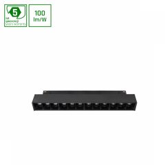   SYSTEM SHIFT - GRID S track lámpa 204x23x42mm 12W 35fok Fekete 5 év Garancia