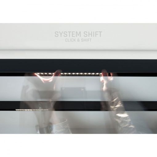 SYSTEM SHIFT - GRID S track lámpa 204x23x42mm 12W 35fok Fekete 5 év Garancia