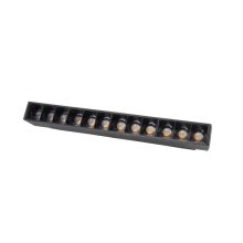 SYSTEM SHIFT - GRID S track lámpa 204x23x42mm 12W 35fok Fekete 5 év Garancia