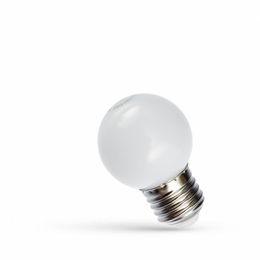 LED Kisgömb G45  E-27 230V 1W Fehér  PCV SPECTRUM