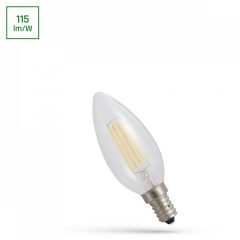 LED Gyertya C35 E-14 230V 4W COG NW Átlátszó SPECTRUM