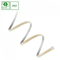   LED Szalag 15W/5M COB 24V NW 5 Év 1M (Tekercs 5M) .Szilikonos MATTCOATED IP67
