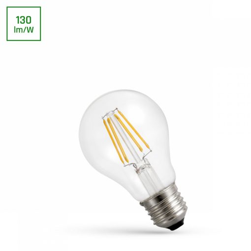 LED GLS E-27 230V 8.5W COG WW Átlátszó DIMMELŐ SPECTRUM