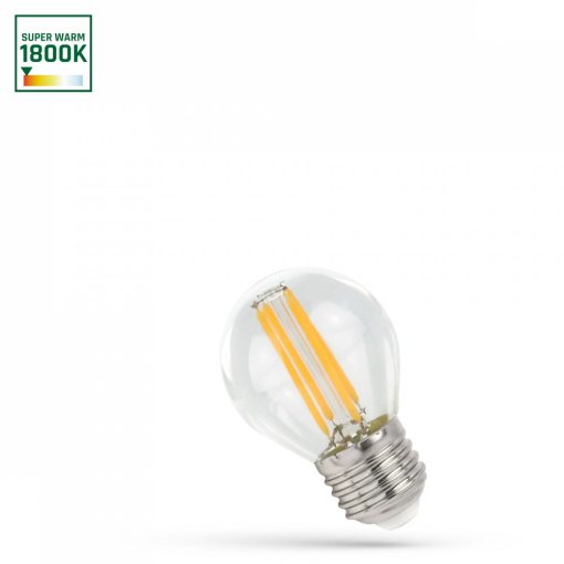 LED Kisgömb E-27 230V 6W COG 1800KÁtlátszó SPECTRUM